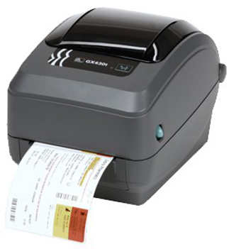 Zebra GX430t label printer Direct thermal / Thermal transfer 300 x 300 DPI 102 mm/sec Wired