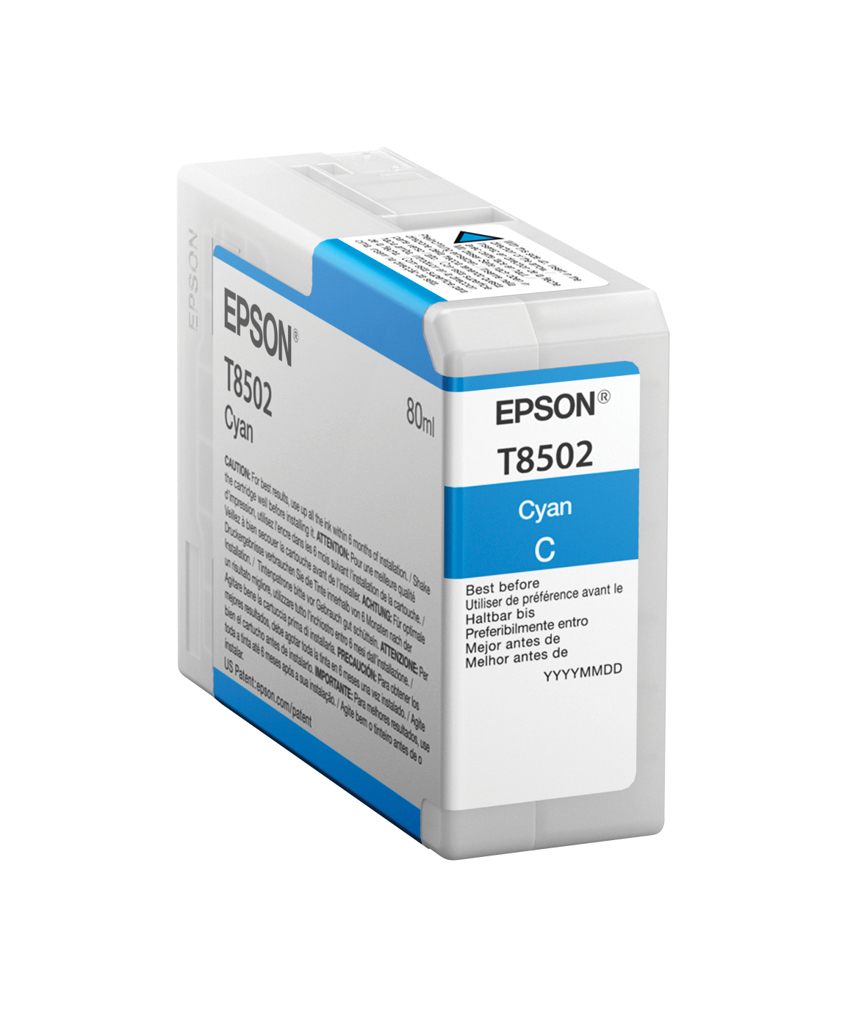 Epson C13T850200/T8502 Ink cartridge cyan 80ml for Epson SC-P 800