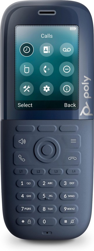 HP Poly Rove 30 - Cordless extension handset with caller ID/call waiting - DECT - 3-way call capability - 10 lines - black