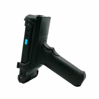 Unitech PA760 standard gun grip, PA760 with bumper._x00D_ Gun grip comes with wrist band (SKU: 385892G).