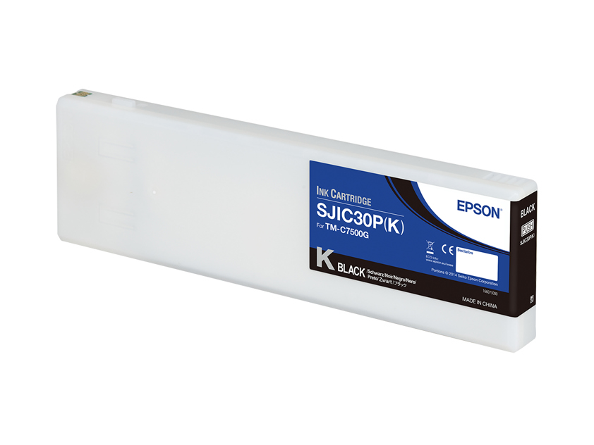 Epson C33S020639/SJIC-30-P-K Ink cartridge black 295,2ml for Epson C 7500 G