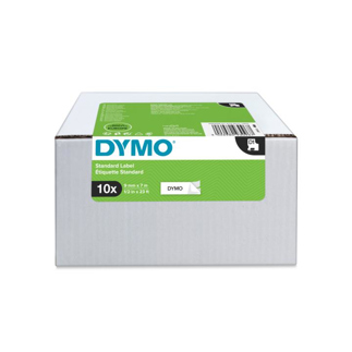 Dymo 2093096 DirectLabel-etikettes black on white 9mm x 7m Pack=10 for Dymo D1 6-12mm/19mm/24mm/9-12mm/9-19mm
