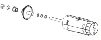 Zebra P1058930-046 printer/scanner spare part Spindle