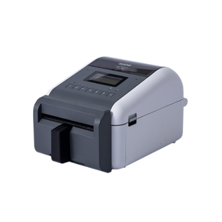 Brother TD Linerless Label Printer - UK Plug, Direct Thermal, 300 dpi, LAN, Wi-Fi, BT