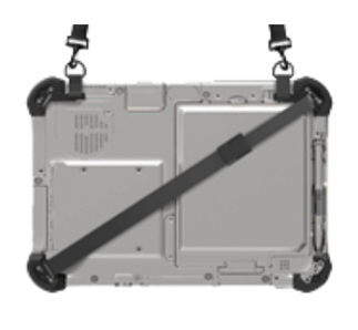 Panasonic PCPE-INFG1DS strap Tablet EVA (Ethylene Vinyl Acetate), Vinyl Black