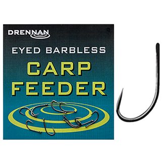 Drennan Eyed Carp Feeder Hooks - Barbless