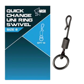 Nash Quick Change Ring Swivels - Size 8