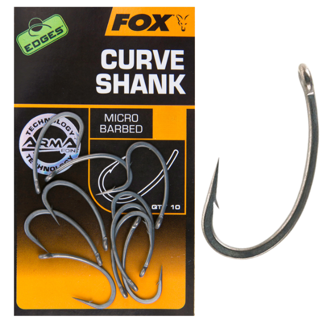 Fox Edges Hooks - Curve Shank - Micro-Barbed