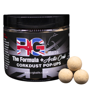 12mm RG Baits Corkdust Pop-Ups - The Formula + Arctic Crab