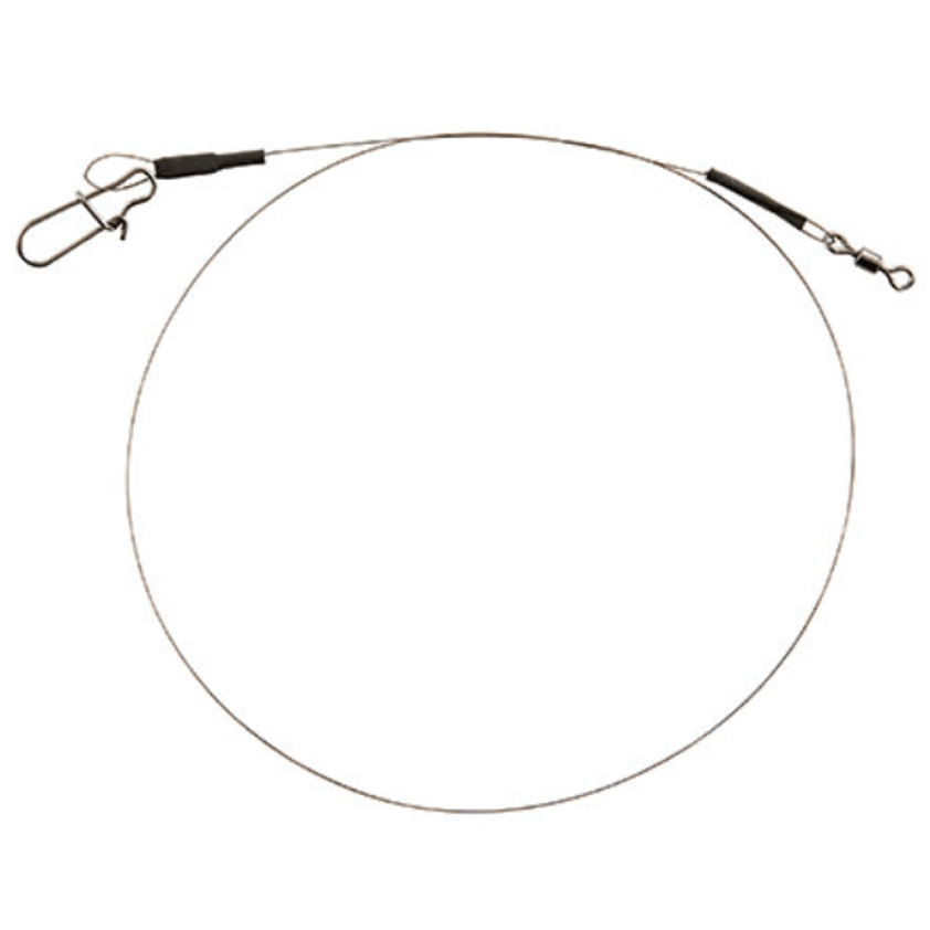 Fox Rage Strike Point 7 Strand Titanium Leader 50cm 34Kg x2, - Angelbedarf