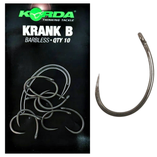 Korda Krank B Hooks - Barbless