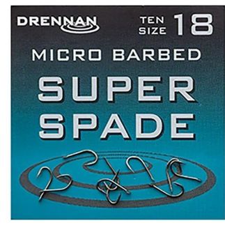 Hook Size 10 Drennan Super Spade Hooks - Micro Barbed