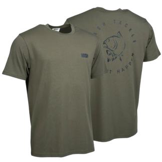 Nash Make It Happen Carp Logo T-Shirt - Green