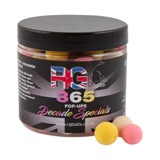 12mm RG Baits Pop-Ups - 365 'Decade Specials' Multi Colours