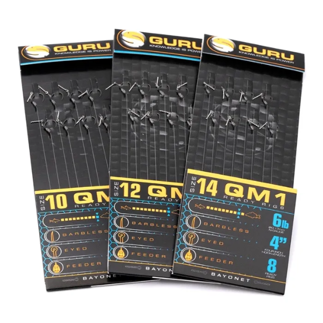 10 (0.19mm) Guru QM1 Bayonet Rigs - 4"