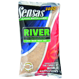 Sensas 3000 Classic Match Range Groundbait - River - 1kg