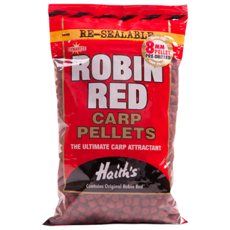 12mm Dynamite Baits Robin Red Pre-Drilled Carp Pellets - 900g