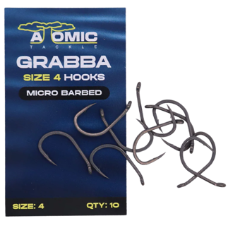 Atomic Tackle Grabba Hooks – Barbed