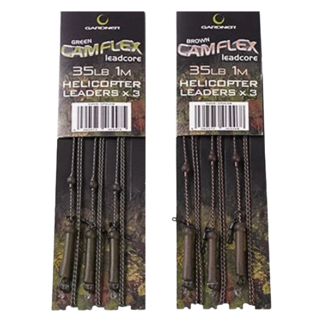 Gardner Camflex Helicopter Leadcore Leaders - 35lb
