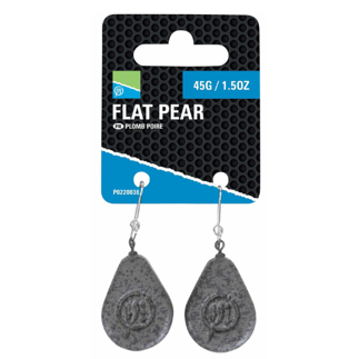 15g Preston Flat Pear Leads