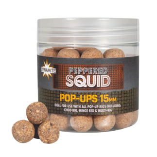 Dynamite Baits Peppered Squid Foodbait Pop-Ups – 15mm V1