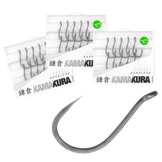 Size 4 Korda Kamakura Choddy Hooks - Barbless