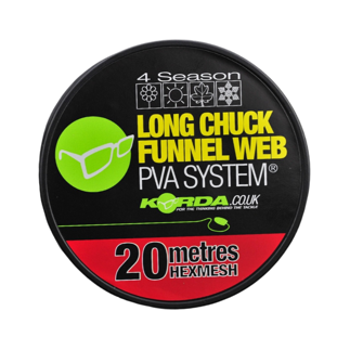 Korda 4-Season Long Chuck Funnel Web PVA System - HEXMESH Refill 20m