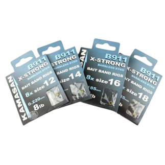 Kamasan B911 EX - Bait Band Rigs - Hook To Nylon