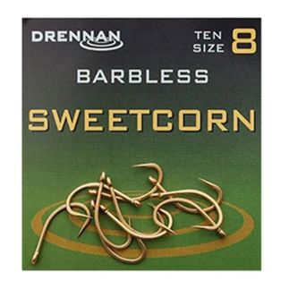 Hook Size 10 Drennan Sweetcorn Barbless Hooks
