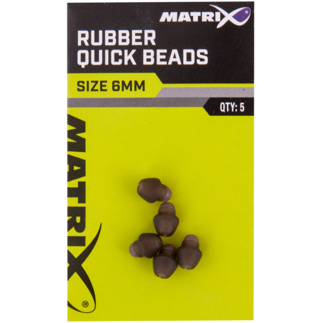 Matrix Rubber Quick Beads - Size 6mm