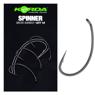 Korda Spinner Hooks - Barbed