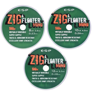10lb ESP Zig & Floater Monofilament - 100m