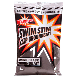 Dynamite Baits Swim Stim Carp Groundbait - Amino Black - 900g