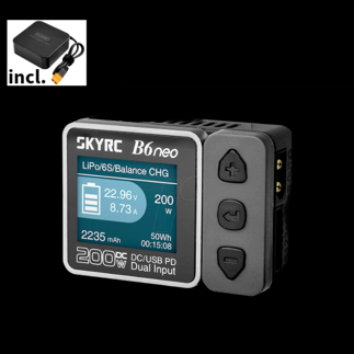SkyRC Li-Ion Replacement Charger - Quickcharger Set | incl. 20V & 220V Pow.Supply