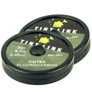 20lb (0.45mm) Thinking Anglers Tint Link Tinted Fluorocarbon Hooklink - 20m