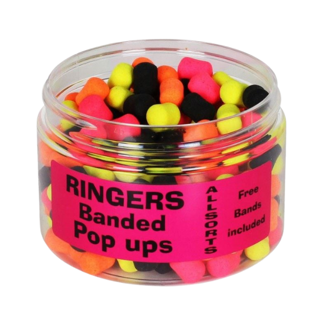 Ringers Banded Allsorts Pop-Ups - 6mm