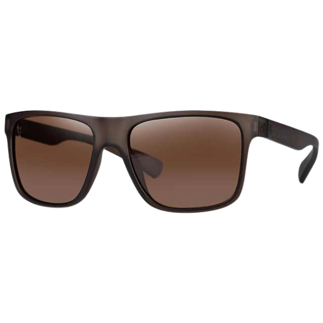 Fox Avius Trans Khaki Sunglasses - Brown Lens