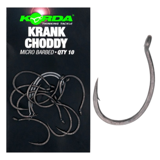 Size 10 Korda Krank Choddy Hooks - Micro-Barbed