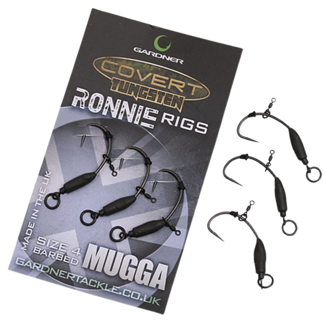 Gardner Covert Tungsten Ronnie Rigs - Dark Mugga