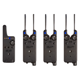 Blue x 1 Delkim TXI-D 3-Rod Bite Alarm Presentation Sets
