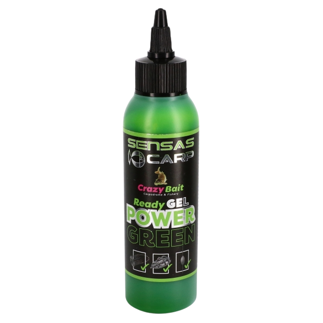 Sensas Crazy Bait Ready Gel 115ml - Power Green
