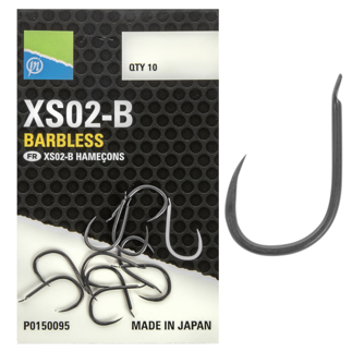 Preston XS02-B Barbless Spade Hooks