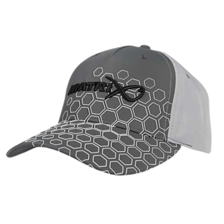 Matrix Hex Print Baseball Cap - Grey