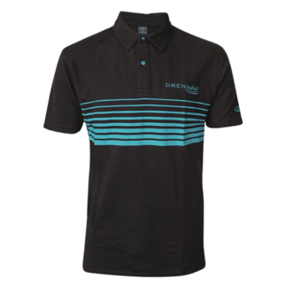 Drennan Black Lines Polo Shirt - M