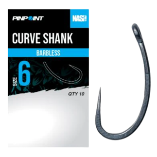 Nash Curve Shank Hooks - Barbless