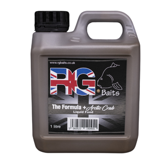 1L RG Baits Liquid Food - The Formula + Arctic Crab