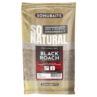 Sonubaits So Natural Groundbait - Black Roach - 900g