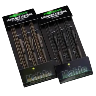 Korda Kable Leadcore Leaders - QC Hybrid Lead Clip Swivel - 1m