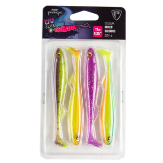Fox Rage Ultra UV Slick Shad - Mixed Colour Pack