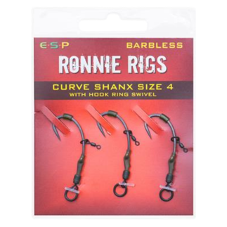ESP Curve Shank Ronnie Rigs - Size 4 Barbless